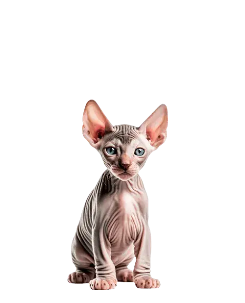 Cachorro de gato Sphynx