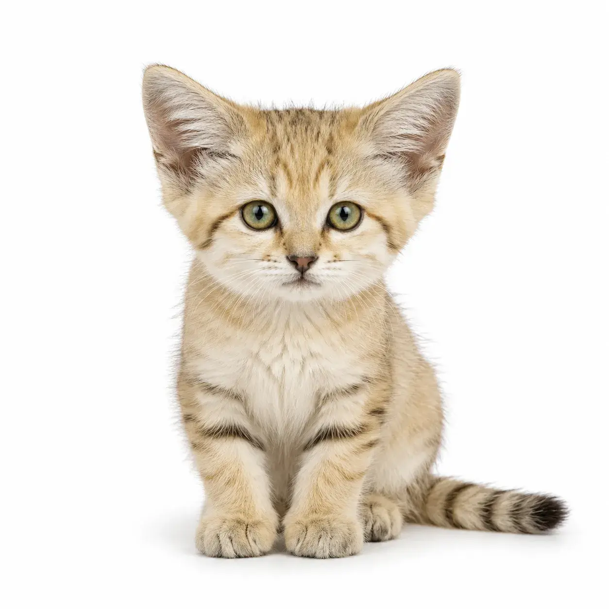Gato de las arenas cachorro